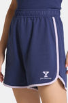 Rosaline Yale University Easy Movement Relaxed Fit Shorts - Bellwether Blue — thumbnail 5